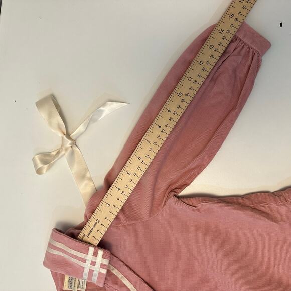 Vintage Laura Ashley Mother & Child Kids Girl Dress 3-4yo Corduroy Marine Pink - Picture 10 of 11